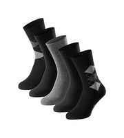 Schiesser socks 5 pair bluebird stay fresh socks black combined men