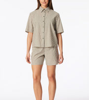 Schiesser pyjama pantalon court selected premium olive femmes