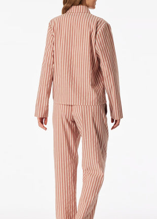 Schiesser pyjama lange broek selected premium terracotta dames 183602-532 Schiesser pyjama pantalon long selected premium terracotta femmes