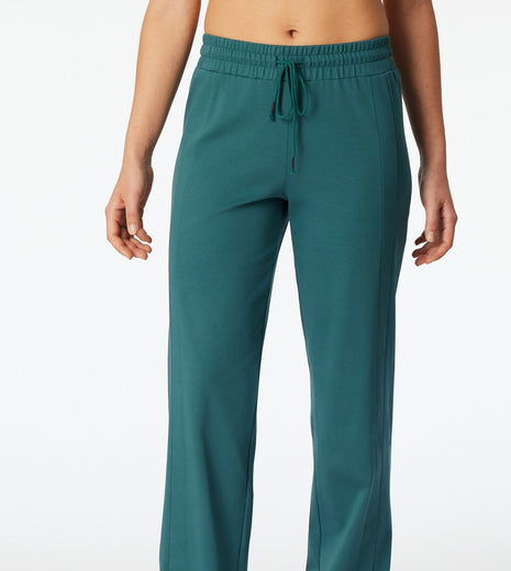 Schiesser pyjamabroek mix + relax green dames 182590-700 Schiesser pantalon de pyjama mix + relax green femmes