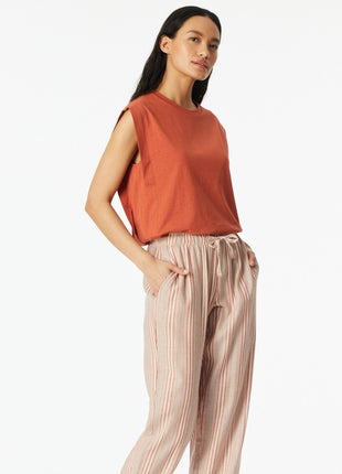 Schiesser pyjamabroek mix + relax mocha dames 183676-904 Schiesser pantalon de pyjama mix + relax mocha femmes