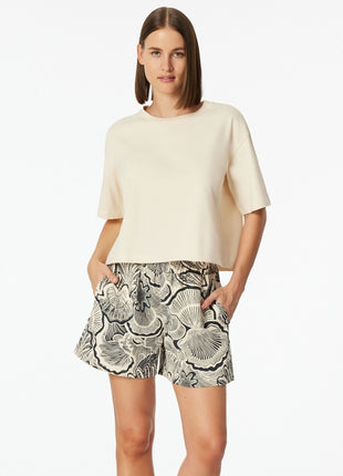 Schiesser pyjamashirt mix + relax pearl dames 183642-104 Schiesser haut de pyjama mix + relax pearl femmes