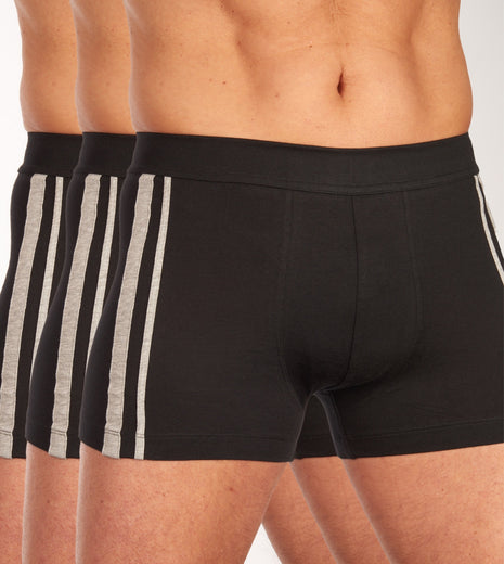Schiesser short 3 pack 95/5 organic cotton boxer briefs black heren 173816-000 Schiesser boxer lot de 3 95/5 organic cotton boxer briefs black hommes