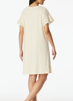 Schiesser slaapkleedje modern allure pearl dames 183608-104 Schiesser robe de nuit modern allure pearl femmes