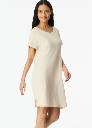 Schiesser slaapkleedje modern allure pearl dames 183608-104 Schiesser robe de nuit modern allure pearl femmes
