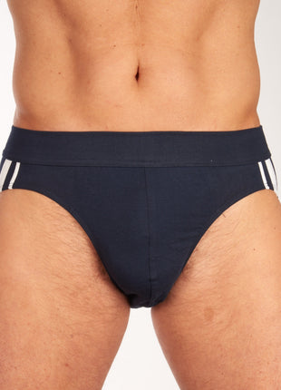 Schiesser slip 3 pack 95/5 organic cotton rio briefs dark blue heren 173815-803 Schiesser slip lot de 3 95/5 organic cotton rio briefs dark blue hommes