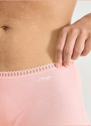 Sloggi 3 shorts Go Crush short red dames
