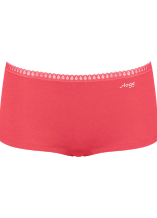 Sloggi 3 shorts Go Crush short red dames