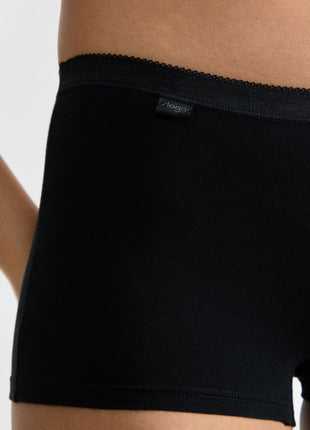 Sloggi short basic+ cotton black dames