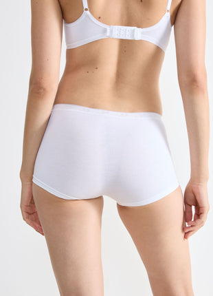 Sloggi short basic+ cotton white dames