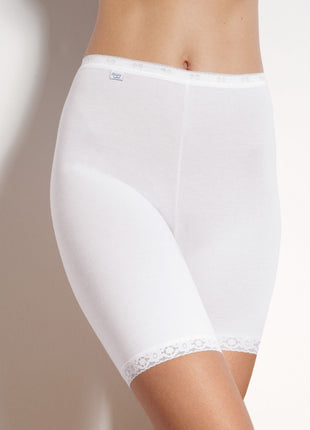 Sloggi short basic+ long white dames