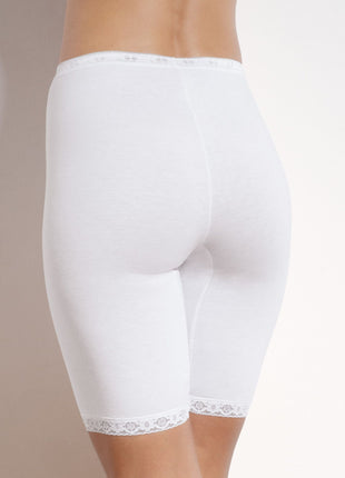 Sloggi short basic+ long white dames