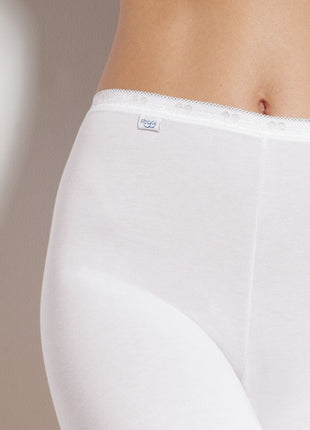 Sloggi short basic+ long white dames