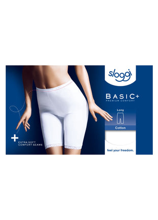 Sloggi short basic+ long white dames