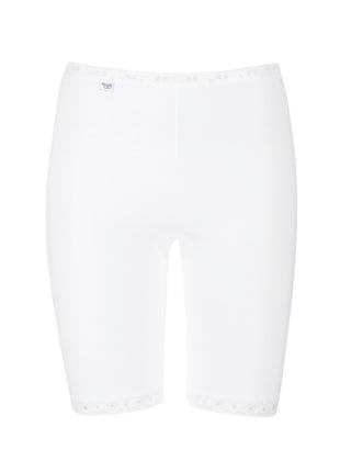 Sloggi short basic+ long white dames