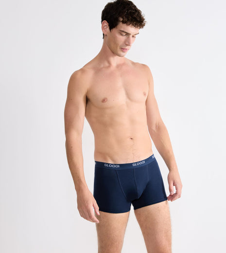 Sloggi short basic night blue heren