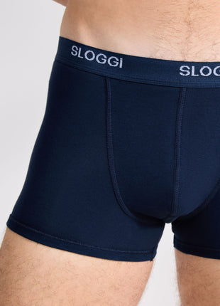Sloggi short basic night blue heren