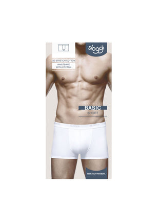 Sloggi short basic white heren