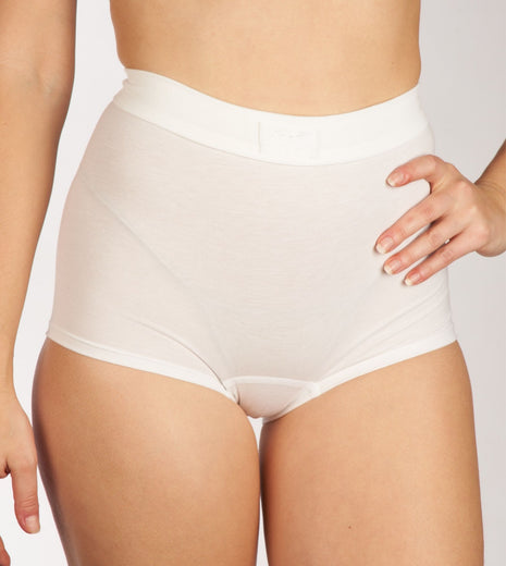 Sloggi short double comfort white dames