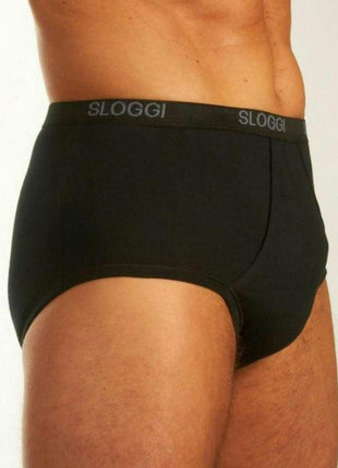 Sloggi slip basic maxi black heren