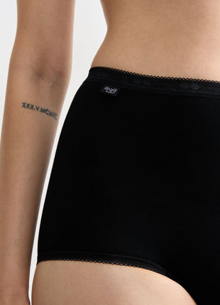 Sloggi slip basic+ maxi cotton black dames