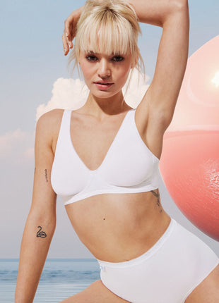 Sloggi slip basic+ maxi cotton white dames