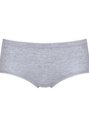 Sloggi slip basic+ midi cotton grey combination dames