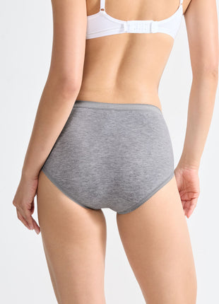Sloggi slip basic+ midi cotton grey combination dames
