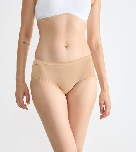 Sloggi slip basic+ midi cotton skin dames