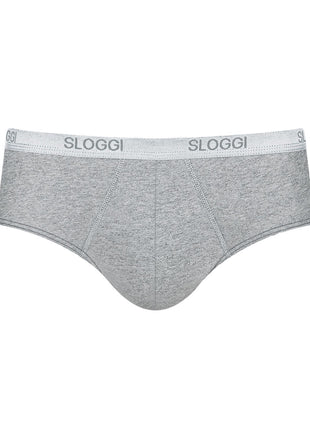 Sloggi slip basic midi grey heren