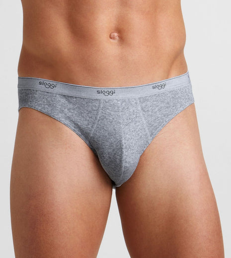 Sloggi slip basic mini grey heren