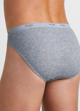 Sloggi slip basic mini grey heren