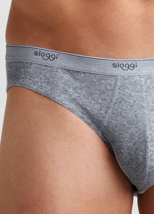 Sloggi slip basic mini grey heren