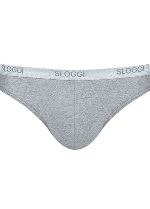Sloggi slip basic mini grey heren
