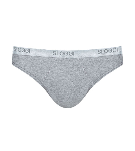 Sloggi slip basic mini grey heren