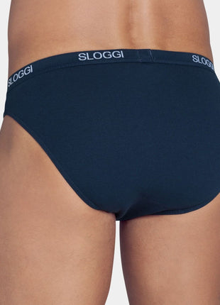 Sloggi slip basic mini night blue heren