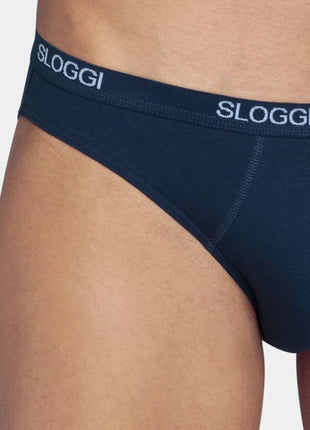 Sloggi slip basic mini night blue heren