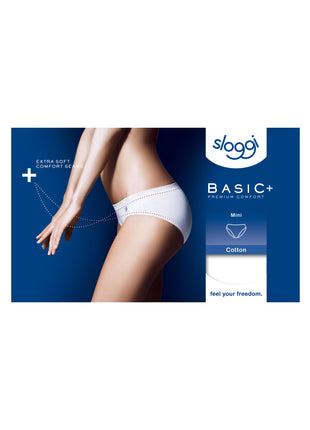 Sloggi slip basic+ mini white dames