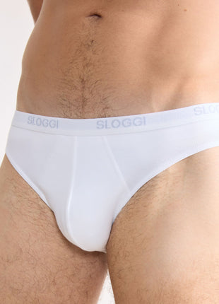 Sloggi slip basic mini white heren