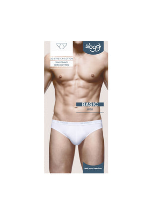 Sloggi slip basic mini white heren