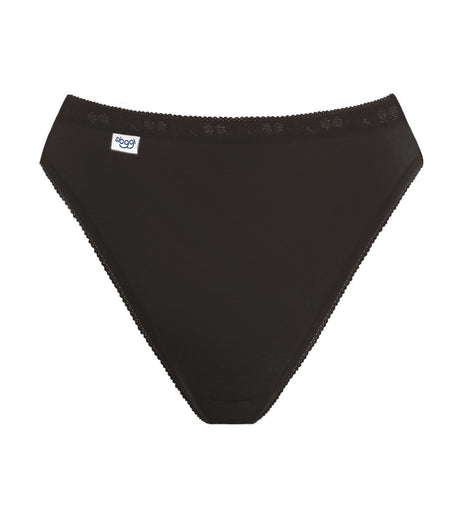 Sloggi slip basic+ tai cotton black dames