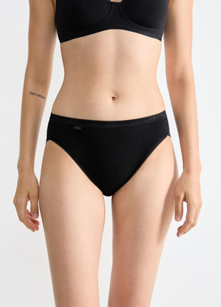 Sloggi slip basic+ tai cotton black dames