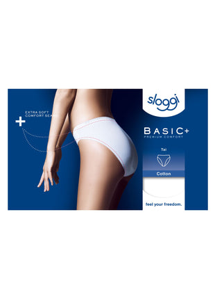 Sloggi slip basic+ tai cotton white dames