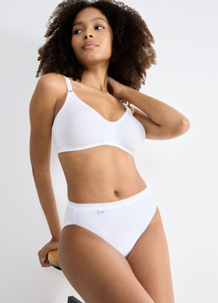 Sloggi slip basic+ tai cotton white dames