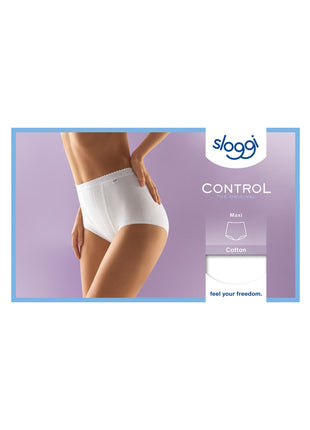 Sloggi slip control maxi white dames