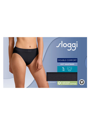 Sloggi slip double comfort t tai black dames