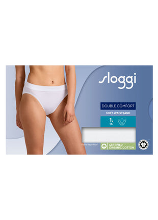 Sloggi slip double comfort t tai white dames