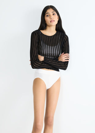 Sloggi slip double comfort t tai white dames