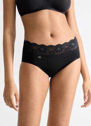 Sloggi slip romance midi black dames