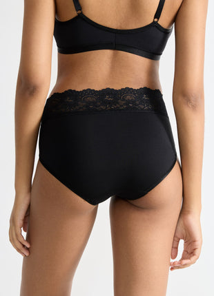 Sloggi slip romance midi black dames